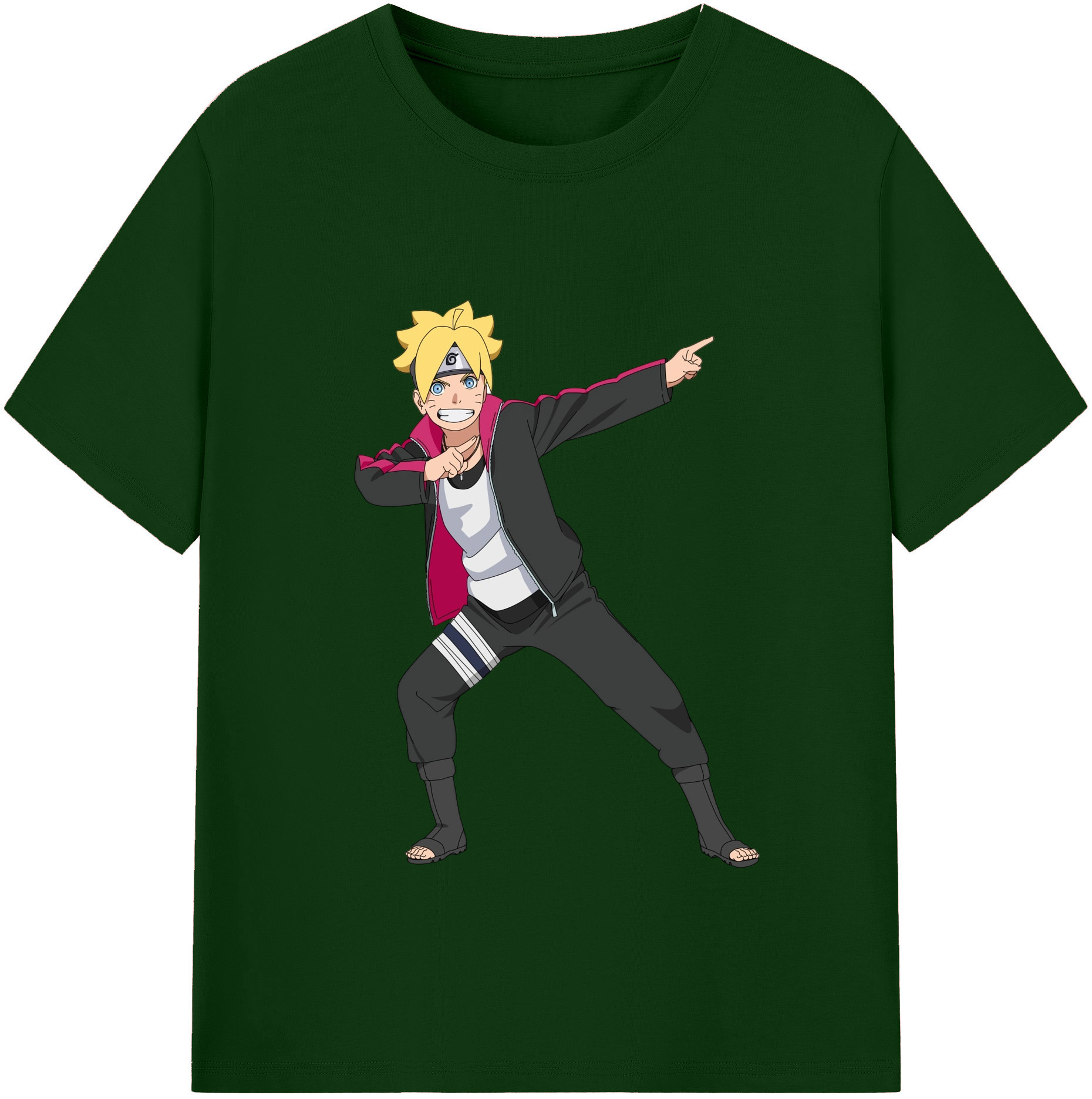 （画像用） NARUTO -ナルト- うずまき ボルト Uzumaki Boruto 綿100％半袖Tシャツ（フロントプリント）